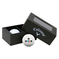 Callaway Two Ball Business Card Box... from ASI 38120 Ball Pro / Diversified...