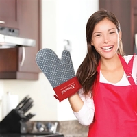 Pattern Play Silicone Oven Mitt