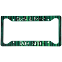 Sublimation Full Color Aluminum License Plate Wide Frame