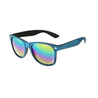 Reflector mirror lenses plastic sunglasses plus 1 color silkscreen imprint...