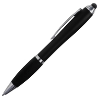 Twist-action Palance pen with a black rubber grip and a stylus.... from ASI...