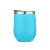 Double wall vacuum insulated stainless steel tumbler with 12 oz. capacity......