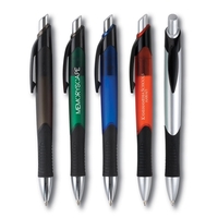 Click-action Breeze pen available in translucent colors (except the silver...
