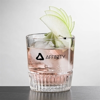 The Newkirk On-the-Rocks Glass with ribbed design bottom embodies elegance...