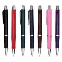 Click-action King George pen made of plastic with a rubber grip... from ASI...
