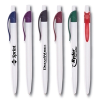 Click-action Leaf pen made of plastic for a beautiful design.... from ASI...