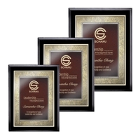 Farnsworth/Tamara Plaque - Black/Burgundy 7"x9"... from ASI 84592 St Regis...