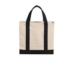 Port Authority Cotton Canvas Two-Tone Tote