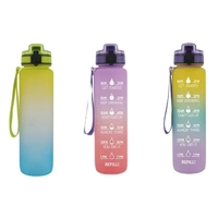 Frosted Fitness Sports Water Bottle, 32 oz.