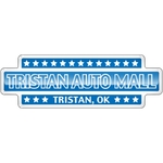 Stacked Rectangles Domed Auto Ad