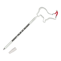 Premium Inkbend Standard Pens - Polar Bear w/ Santa Hat