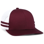 Low-Profile Stripe Trucker Cap