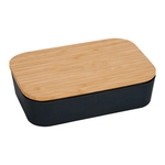 Lunch Box Bamboo Fiber with Cutting Board Lid