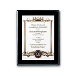 SpectraPrint™ Plaque - Ebony White