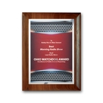 SpectraPrint™ Plaque - Rolled Edge Silver