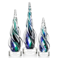 The Alderon Award is a unique piece featuring large clear swirls... from ASI...