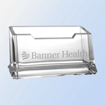 Acrylic Single Tier Business Card Holder