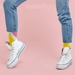 All White 360 Degree Socks