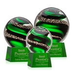 Zodiac Award on Robson Base - Green