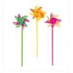 Assorted 4" NEON Color Pinwheels (INCLUDES ASSEMBLY)