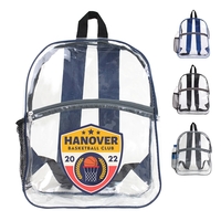 New & Improved Clear Zipper Backpack
