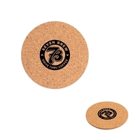 3 3/4" round coasters made of cork.... from ASI 98360 WOWLine / WOWLine®