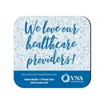 7 1/2" x 8" Hard Surface Mouse Pad 1/16 Rubber Base