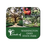 7 1/2" x 8" Hard Surface Mouse Pad 1/8" Rubber Base