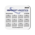 7 1/2"x8" Hard Surface Calendar Mouse Pad 1/16" Rubber Base
