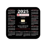 7 1/2" x 8" Hard Surface Calendar Mouse Pad Rubber Base 1/8