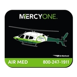 8" x 9 1/2" Hard Surface Mouse Pad Foam Lined 1/8