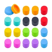 Silicone Bottle Caps plus 1 color silkscreen imprint on 1 location... from...