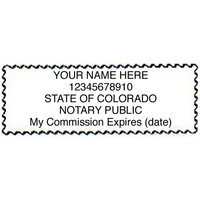 The 1 1/4" x 2 1/4" notary waiver rubber stamp can... from ASI 92531 Unique...