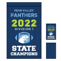 Full Color, Full Custom Sports Championship Banner Single Sided With...