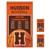Full Color, Full Custom Sports Championship Banner Double Sided Straight...