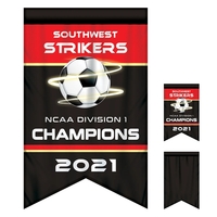 Full Color, Full Custom Sports Championship Banner Single Sided With...