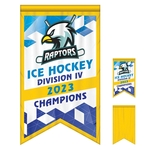 3' x 5' Championship Banner SS with BL Dove Tail Cut