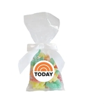 Sour Kids Candy in Stand Up Mug Drop Bag with Bow