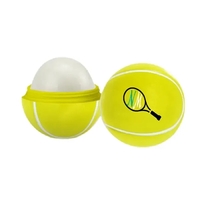 Tennisball lip balm ball moisturizer plus 1 color pad imprint on... from ASI...