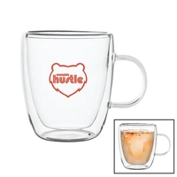 14 oz. double walled latte glass mug with handle... from ASI 57655 STOPNGO Line