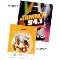 15" x 18" x 4" BG Patch Handle Bag - 175 mil