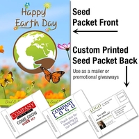 Earth Day Mailable Seed Packet - Custom Printed