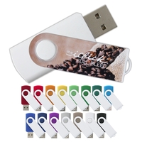 Full Bleed USB Flash Drive. Dimensions: 2.25" x 0.8" x 0.4"... from ASI 62124...