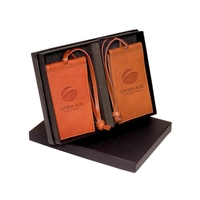 Leeman Voyager Barclay Magnetic Luggage Tag Set