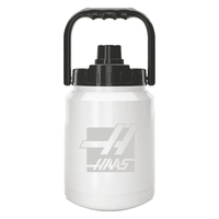 SIC 18/8 insulated stainless steel half-gallon water jug with drink/pour...
