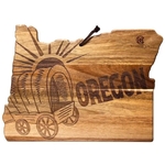 Oregon State Shaped Cutting and Serving Board