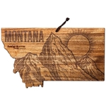 Montana State Shaped Cutting and Serving Board