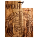 Utah State Shaped Cutting and Serving Board