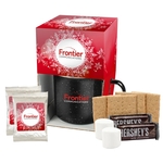 16 Oz Speckled Camp Mug w/S'mores Kit & Hot Choc. for Two