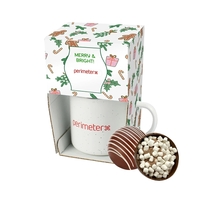 16 oz speckled camping mug with holiday classic milk hot chocolate... from...